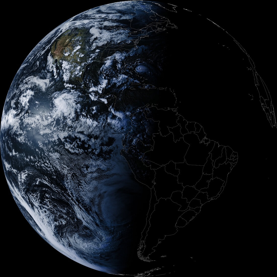 GOES-16 Satellite Image