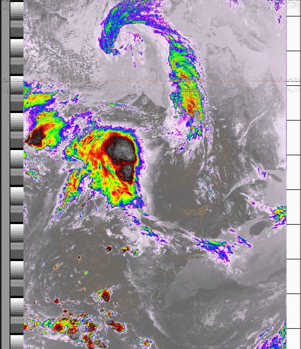 Precipitation Map from NOAA-15